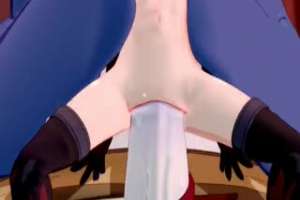 Ariel getting fucked in a threesome in a perverted cartoon