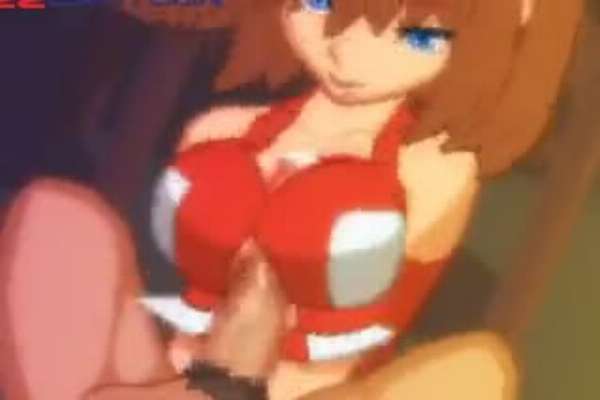 Armoured whore is fucked and fingered in a POV cartoon