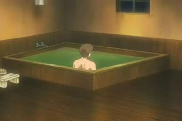 Brunette nurse rides a patient in a vintage hentai video