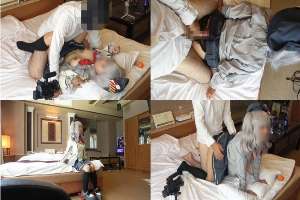 FC2-PPV-4860563 [Personal shooting] F-cup beauty big-breasted KanColle Kashima cosplayer and official management costume love hotel photo shoot and raw sex