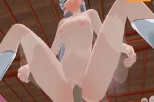 Tiny anime chick is destroyed by multiple monsters